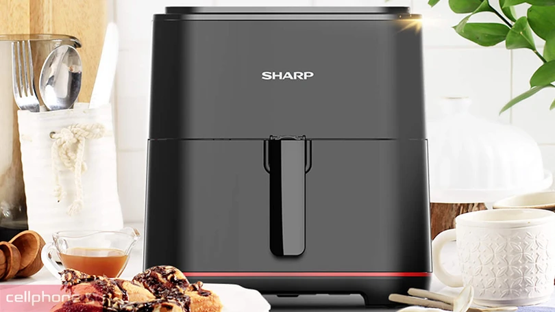 Nồi chiên không dầu Sharp KF-AF70EV-BK 7 lít - Thiết kế hiện đại, hạn chế dầu mỡ