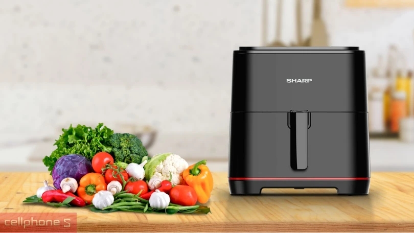 Hướng dẫn sử dụng nồi chiên không dầu Sharp 7 lít KF-AF70EV