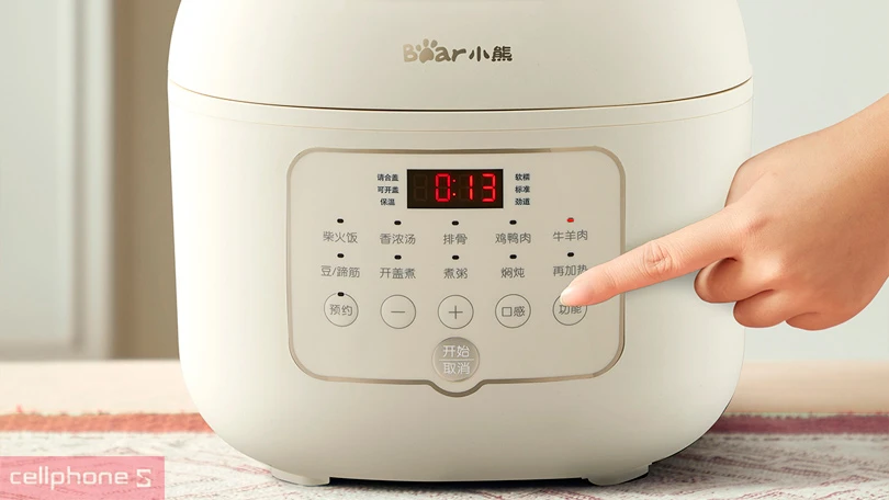 Nồi áp suất Bear YLB-A50P1 dung tích lớn, đa chức năng 