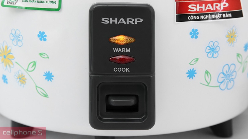 Công suất, chế độ nấu của nồi cơm điện Sharp KSH-228SNV-SF 2.2 lít