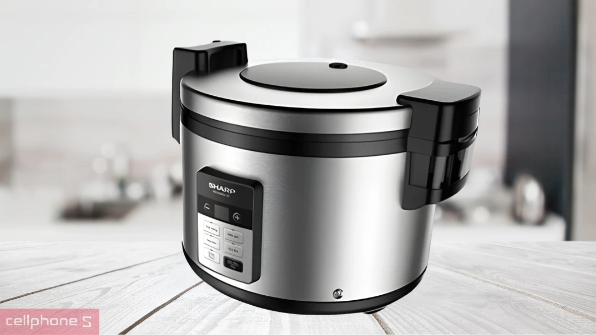 Công suất nấu mạnh mẽ của nồi cơm điện Sharp KS-5400V-ST