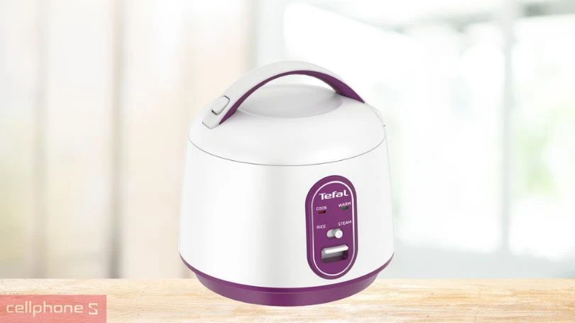 Nồi cơm điện cơ mini Tefal 0.7L RK224168 - Gọn nhẹ, giữ ấm lâu