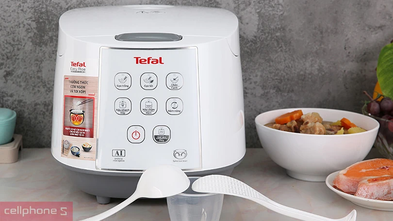 Dung tích nồi cơm điện tử Tefal RK733168 1.8L