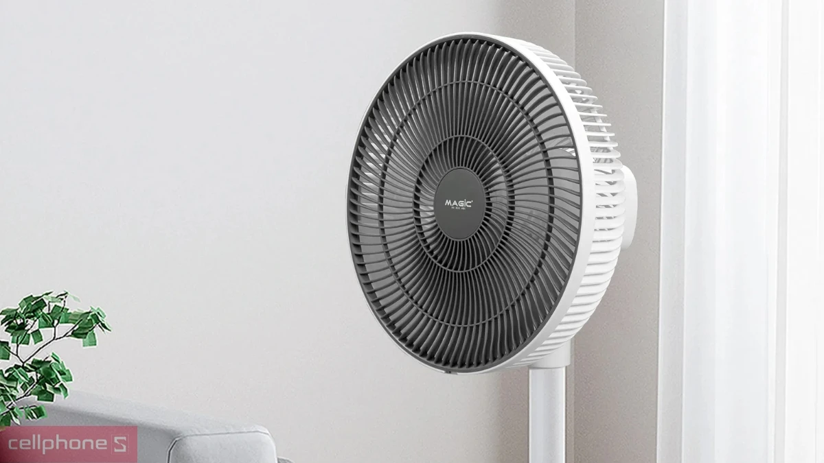 Công suất, các mức gió đa dạng của quạt đứng Magic A-252