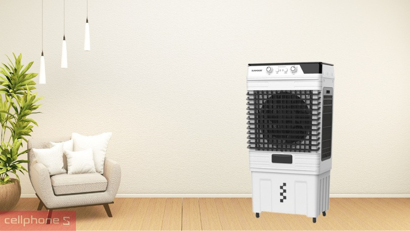 Độ ồn, điều khiển của quạt hơi nước Sunhouse SHD7759