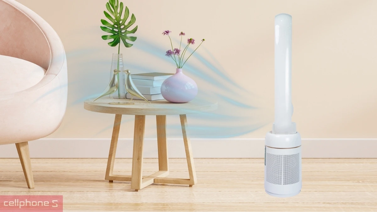 Các chế độ thông minh tích hợp kèm của quạt không cánh lọc không khí Magic Eco AC-306