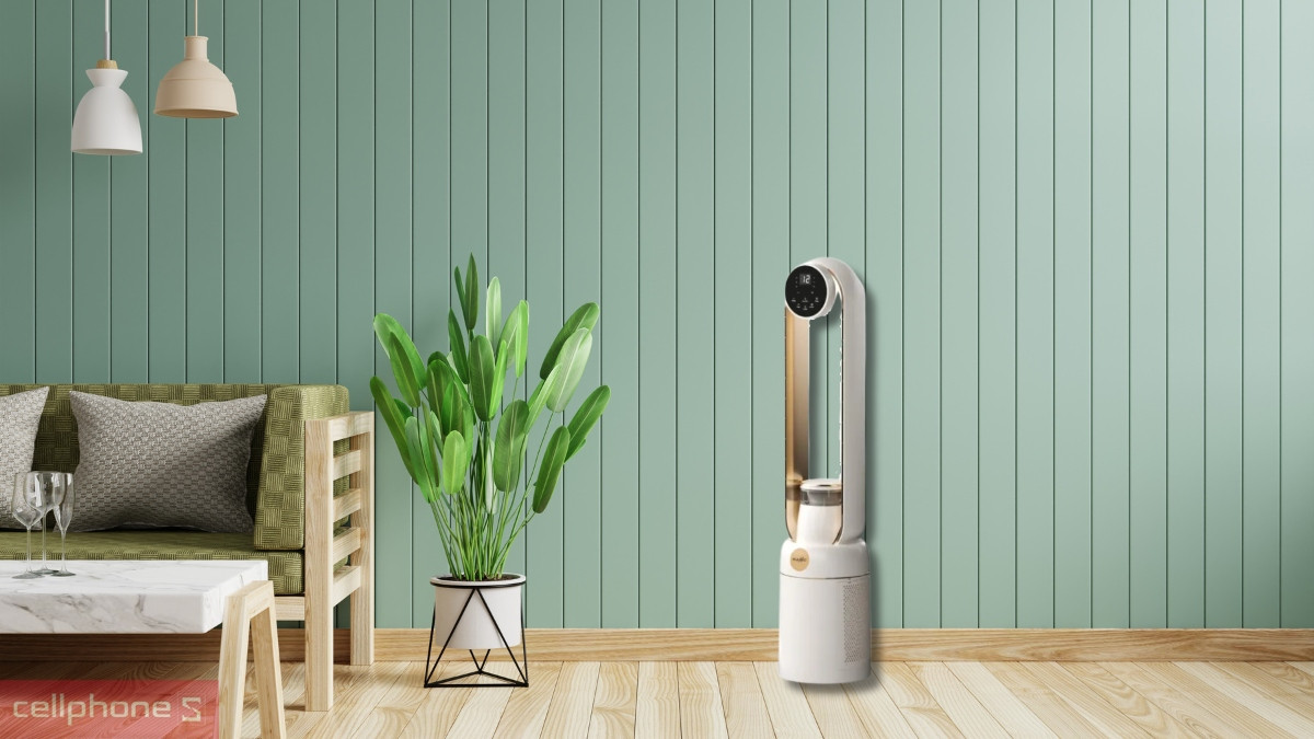 Độ ồn vận hành của quạt không cánh lọc không khí tạo ẩm Magic AC-307