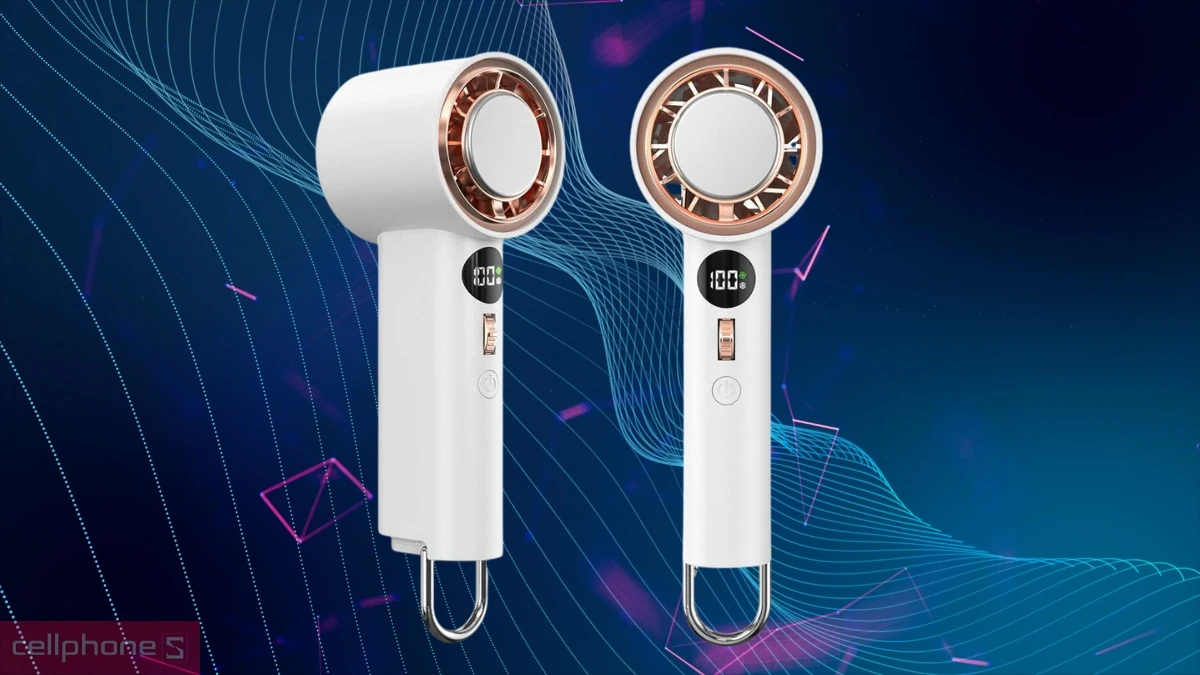 Cấp độ gió của quạt mini cầm tay Wiwu Cooling High Speed Fan FS-016
