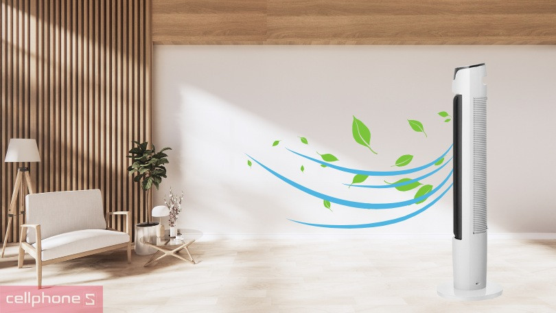 Thiết kế quạt tháp Tiross TS9181 có điều khiển