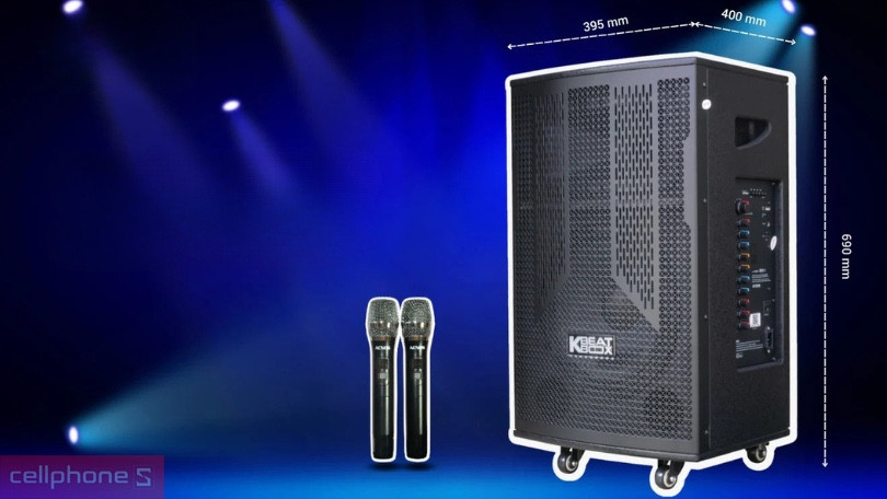 Thiết kế loa Karaoke Acnos CB302G