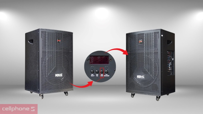 Ghép nối loa Karaoke Acnos CB302G