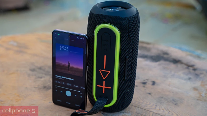 Loa Bluetooth Olike S5 - Trải nghiệm đèn LED sống động, âm thanh mạnh mẽ