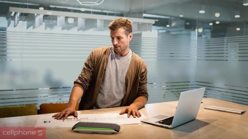 Loa hội nghị Poly Sync 40 Microsoft Teams Certified 77P35AA - Đàm thoại rõ ràng, hoạt động bền bỉ