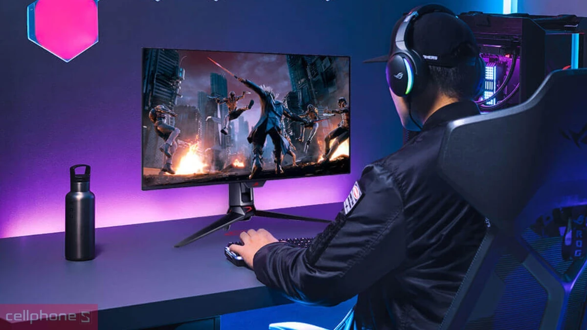 Thiết kế màn hình Gaming Asus ROG Swift OLED PG27UCDM 27 inch