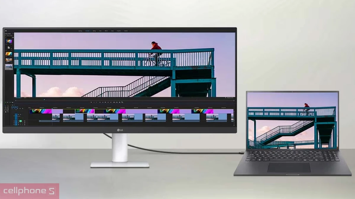 Màn hình LG 29U531A-W 29 inch sở hữu trọn bộ các cổng kết nối hiện đại 