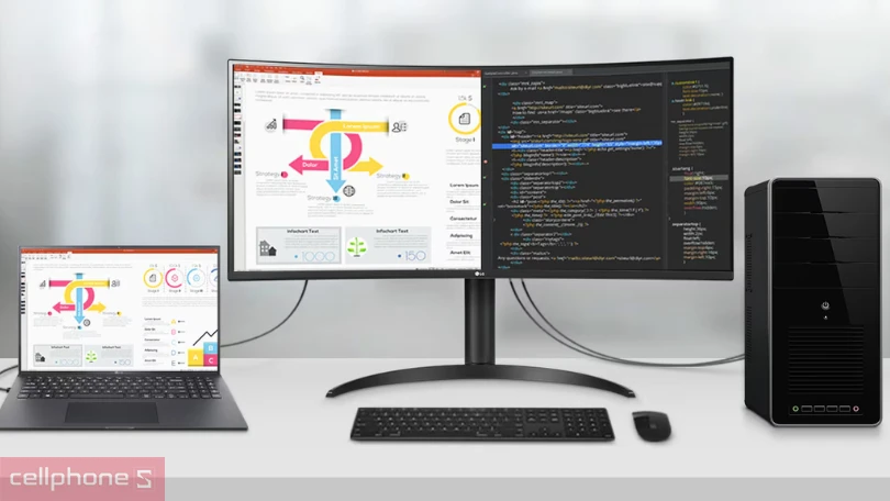 Công nghệ màn hình LG UltraWide 34WR55QK-B 34 inch