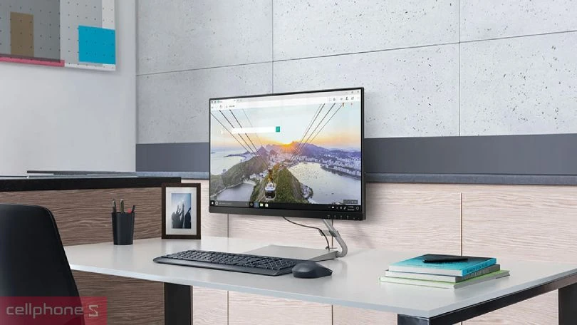 Thiết kế màn hình Lenovo Q24i-20 66EEGAC3VN 24 inch