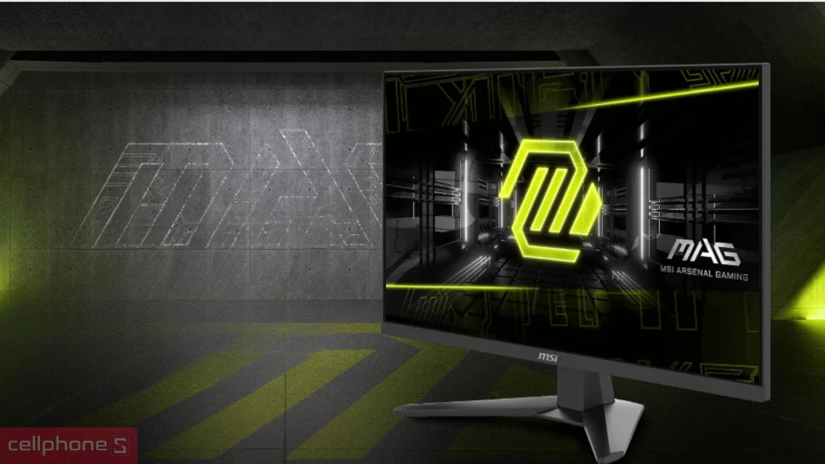 Thiết kế màn hình gaming MSI Mag 274QF X24 27 inch