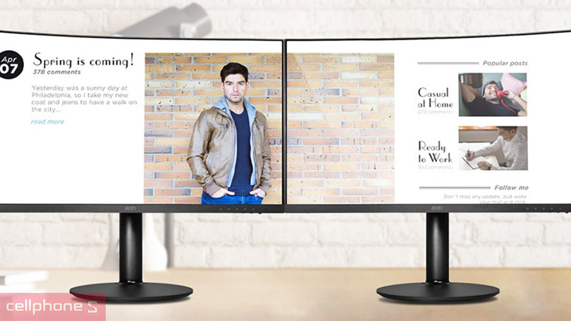 Chất lượng màn hình MSI Modern MD271CP 27 inch