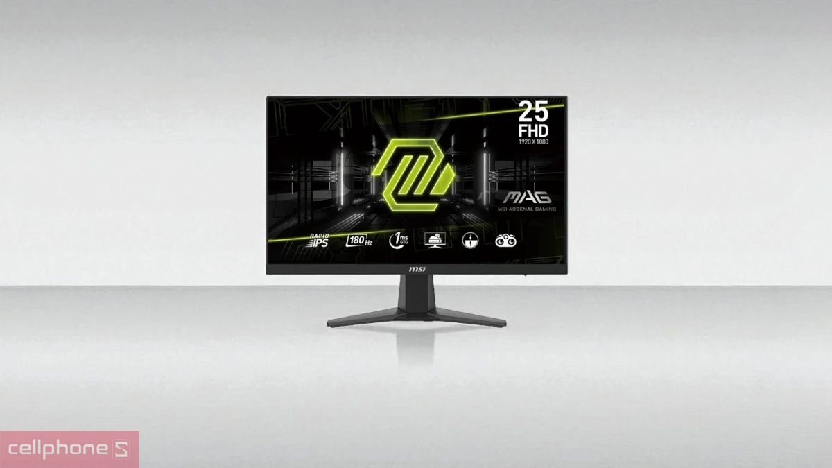 Màn hình Gaming MSI MAG 256F 25 inch – Chuyển động mượt mà, trải nghiệm sắc nét