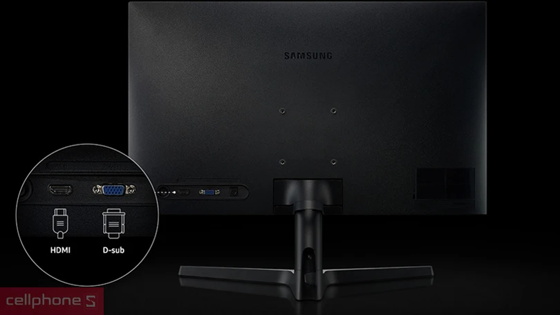 Cổng kết nối màn hình Samsung LS24R350FZEXXV 23.8 inch
