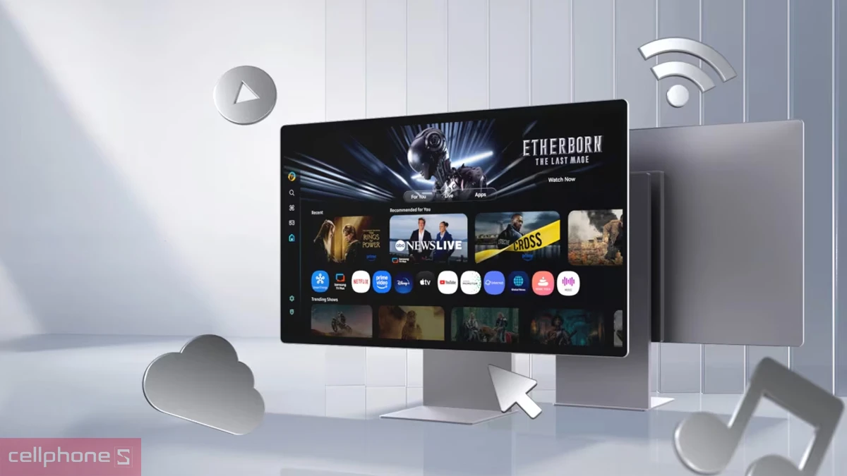 Samsung M9 M90SF OLED LS32FM902SEXXV 32 inch sử dụng công nghệ QD-OLED 
