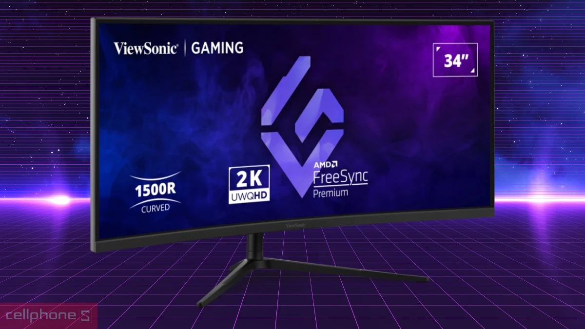 Chất lượng hiển thị màn hình gaming ViewSonic VX3418C-2K 34 inch