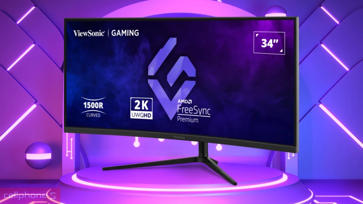Khả năng hiển thị màn hình gaming ViewSonic VX3418C-2K 34 inch