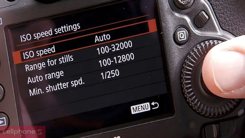 Phạm vi ISO bên trên máy hình ảnh Fujifilm