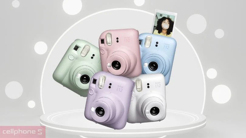 Thiết kế máy ảnh Fujifilm Instax Camera Mini 12