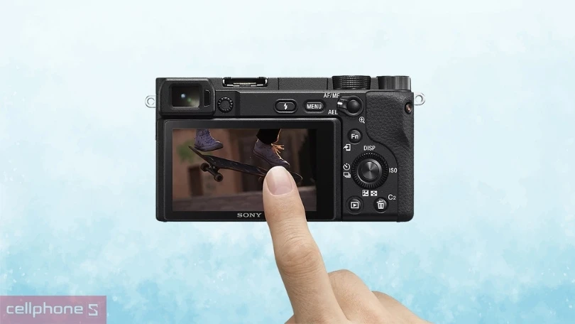 Thiết kế, dung lượng pin của máy ảnh kỹ thuật số Sony ILCE-6400L ống kính Zoom 16-55MM