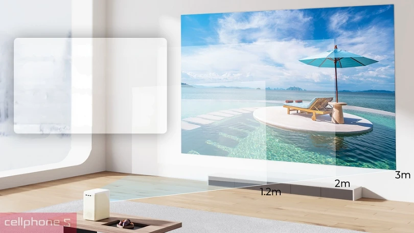 Máy chiếu Havit PJ216 Pro Full HD 4K - Thiết kế hiện đại và tính di động cao