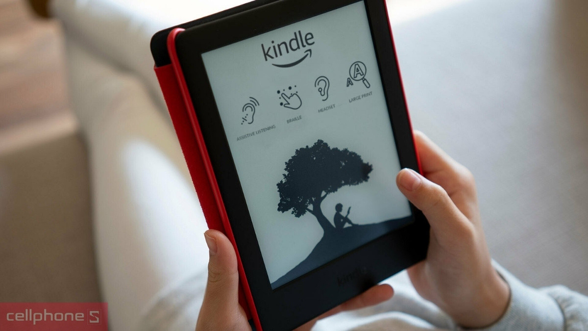 Máy đọc sách Kindle nổi bật với thời lượng pin ấn tượng