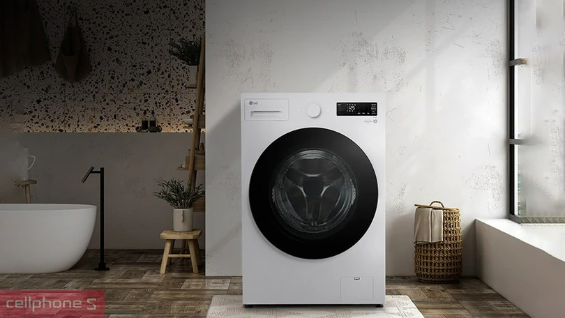Công nghệ giặt máy giặt LG AI Inverter cửa ngang 15kg (F2515SNTG)