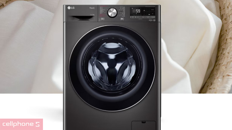 Khả năng tiết kiệm điện, giặt nhanh của máy giặt sấy LG giặt 11kg - sấy 7kg FV1411D4B