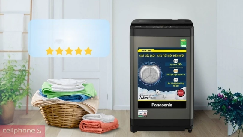 Công nghệ giặt và khả năng tiết kiệm năng lượng của máy giặt Panasonic 8.2KG NA-F82Y01DRV