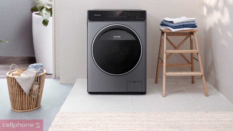 Thiết kế máy giặt sấy Panasonic Inverter 9kg NA-S106FC1LV