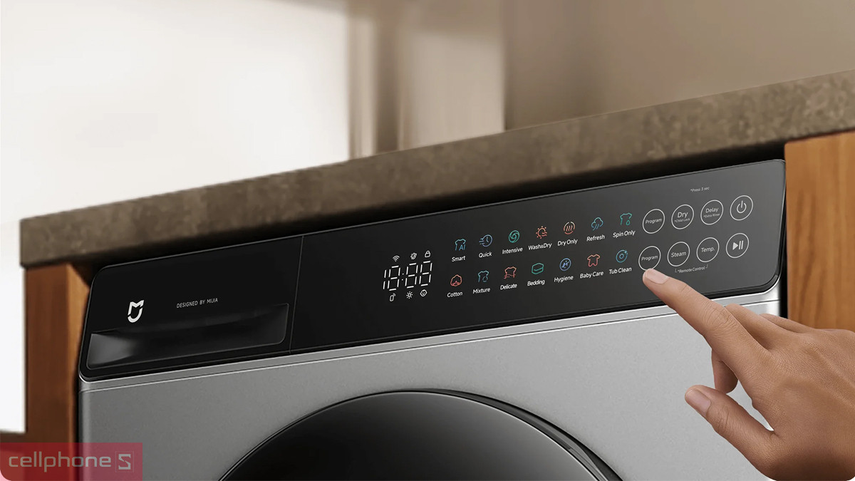 Thiết kế máy giặt sấy Xiaomi Mijia giặt 10.5 kg sấy 7 kg 2025
