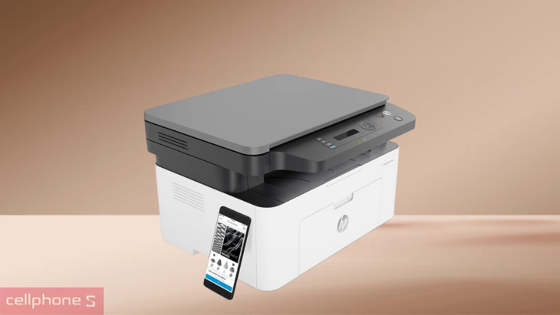 Sức chứa khay giấy của máy in HP Laser MFP 136W đa chức năng 4ZB86A