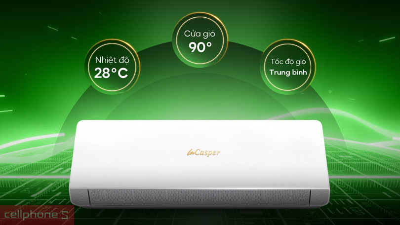 Công nghệ tiết kiệm điện hiện đại của máy lạnh Casper Inverter XC-09IU38 1 HP