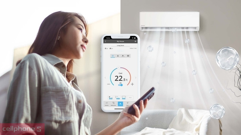 Hướng dẫn kết nối máy lạnh Panasonic Inverter CU/CS-U9BKH-8 1 HP