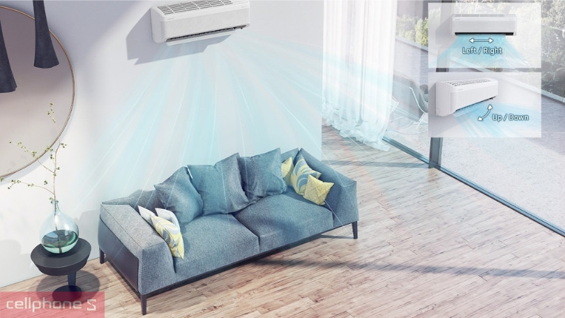 Thiết kế máy lạnh Samsung Inverter AR18CYFCAWKNSV Wind-Free 2HP