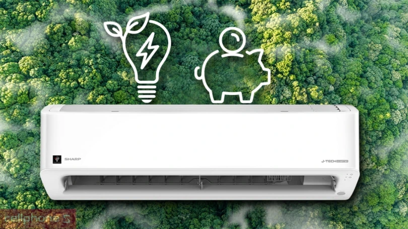 Điện năng tiêu thụ của máy lạnh Sharp Inverter AH-XP10CMW 1 HP
