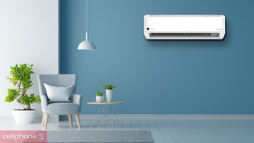 Thiết kế máy lạnh Sharp Inverter AH-XP13CMW 1.5 HP