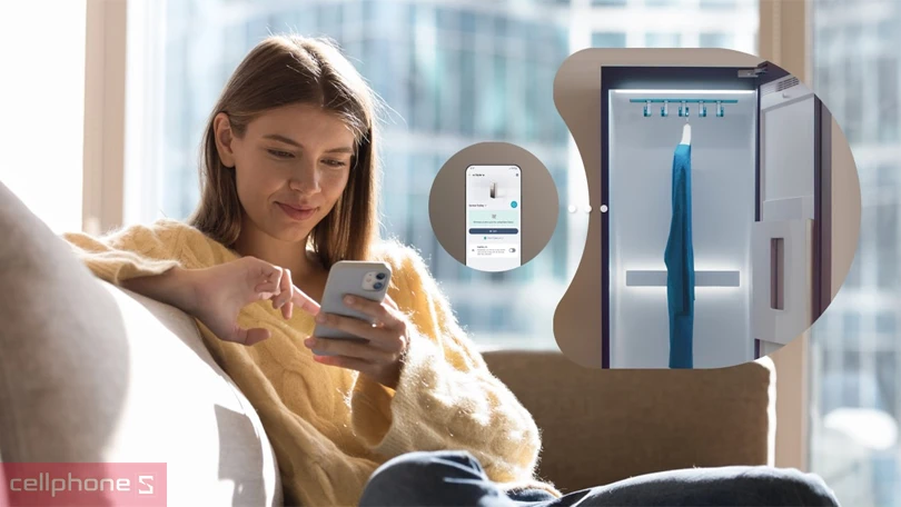 Công nghê sấy hiện đại của tủ chăm sóc quần áo thông minh LG Styler Inverter 5 móc SC5MBR80H
