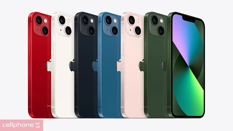 Một số màu sắc điển hình của iPhone