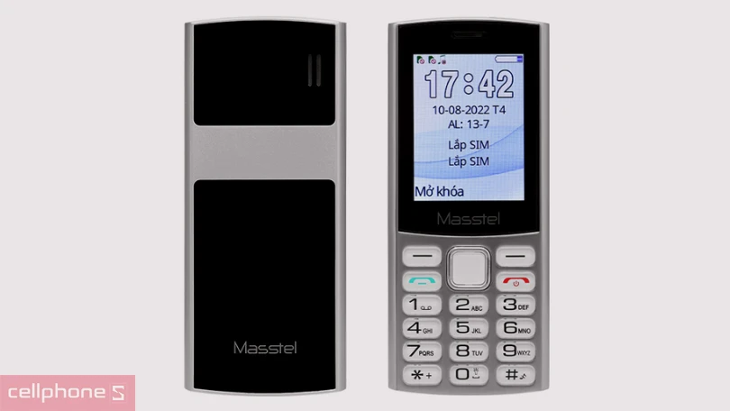 Điện thoại Masstel Lux 20 - Thiết kế nhỏ gọn, thời lượng sử dụng lâu dài