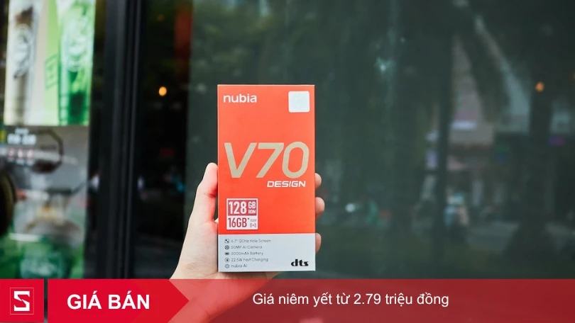 Điện thoại nubia V70 Design giá bao nhiêu tiền