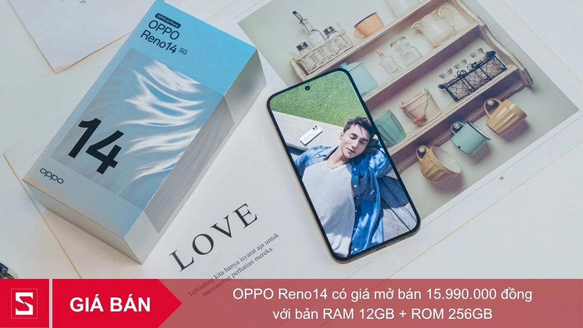 Điện thoại OPPO Reno 14 chơi game giải trí mượt mà