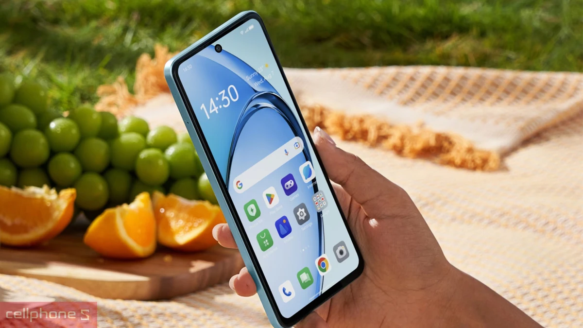 OPPO A3X 6GB 128GB trang bị màn hình LCD 6.67 inch